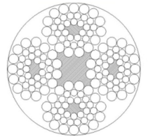 4V×39S+FC four‑strand steel wire rope